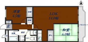 第2東大阪村橋マンションの物件間取画像